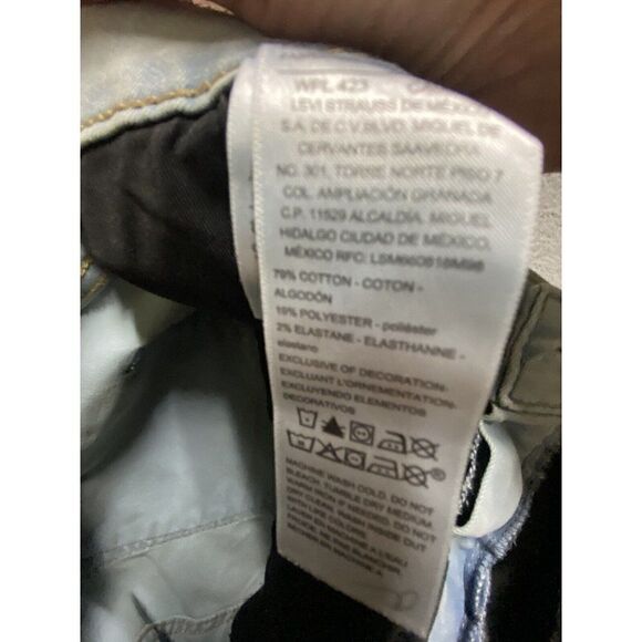 DENIZEN from Levis Women's Ultra-High Rise Super Skinny Slimming Jean 18 W34 New - Picture 6 of 9